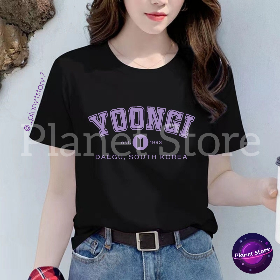 BTS 100% COTTON T-SHIRTS (All Members/Black and White)