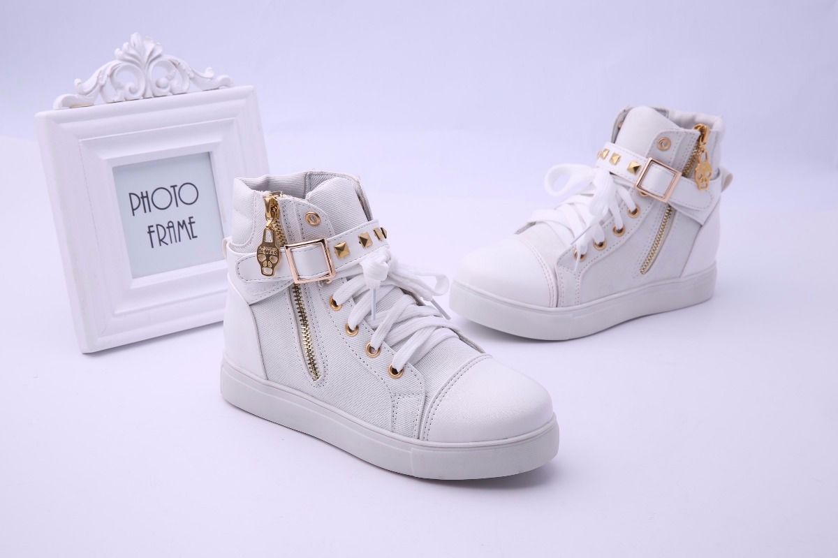 WOMEN'S ROCKER BOOT (white/black)