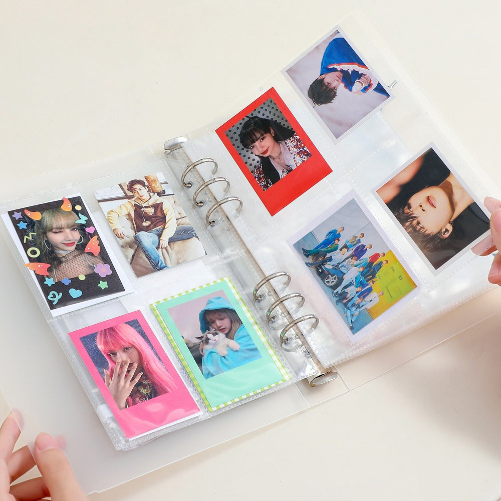 A5 BINDER + 10 DOUBLE-SIDED PLASTIC SHEETS WITH 8 POCKETS EACH