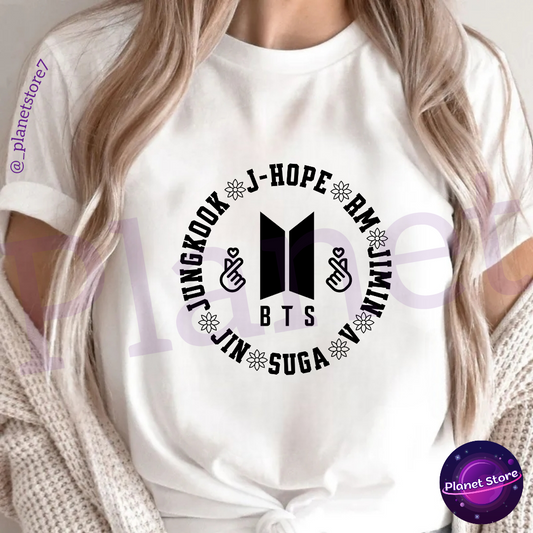 BTS T-SHIRT 100% COTTON 
