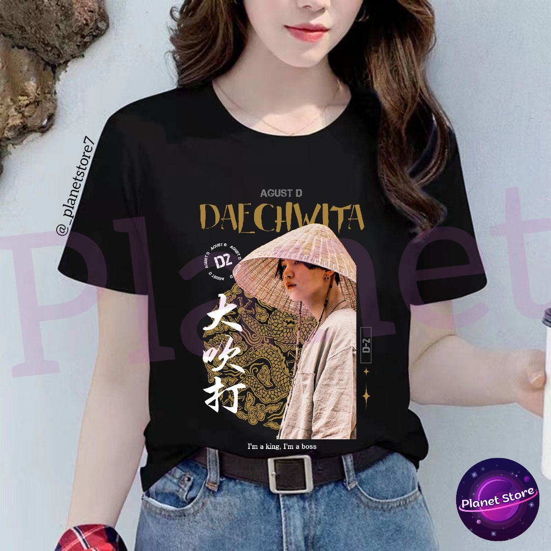 SUGA DAECHWITA AGUST D T-SHIRT 100% COTTON