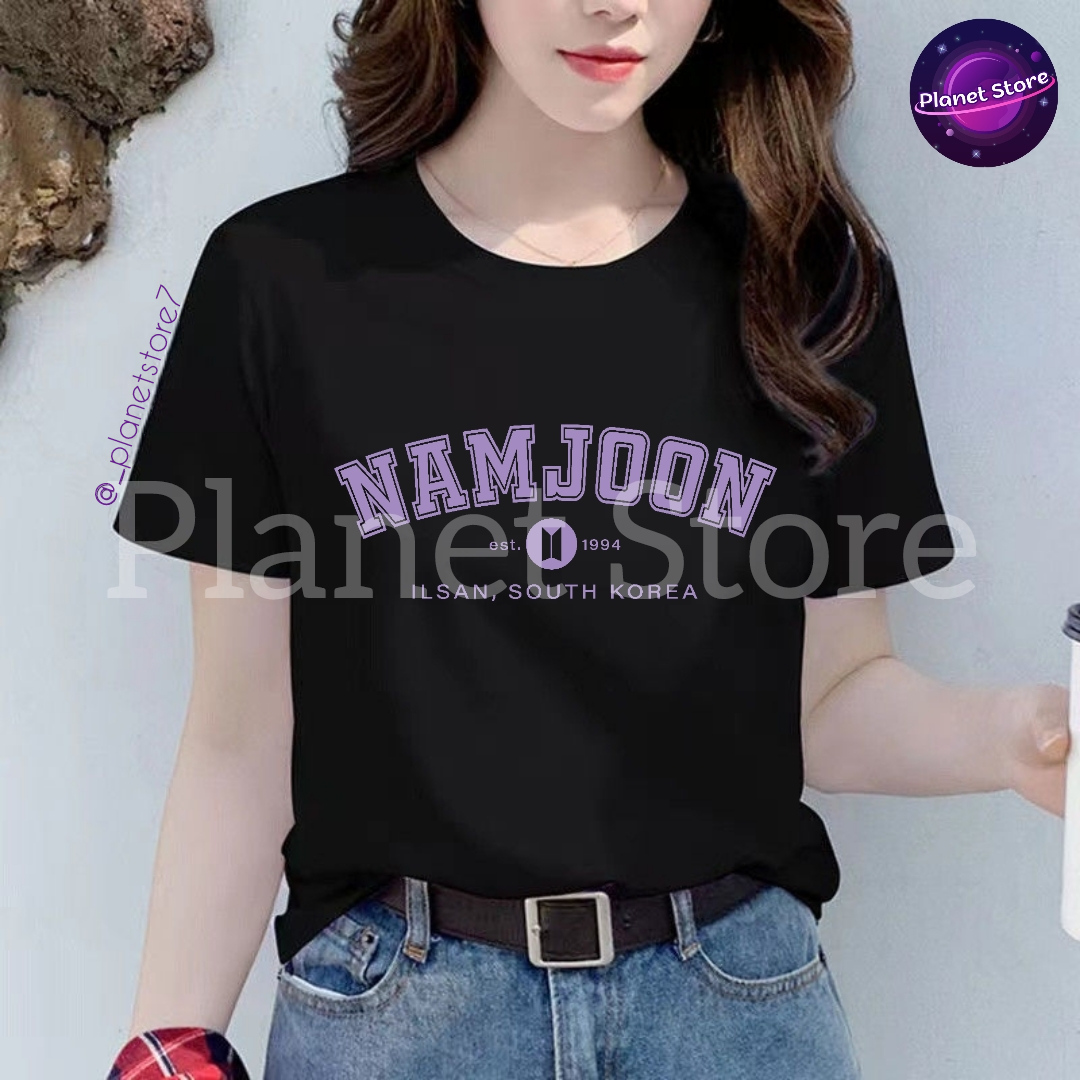 BTS 100% COTTON T-SHIRTS (All Members/Black and White) 