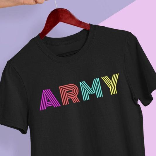 100% COTTON ARMY T-SHIRT 